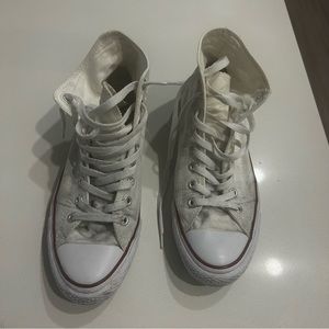 High Top White Converse